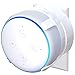 TotalMount Outlet Mount for Echo Dot 3rd Gen (Includes Cable Management) – White