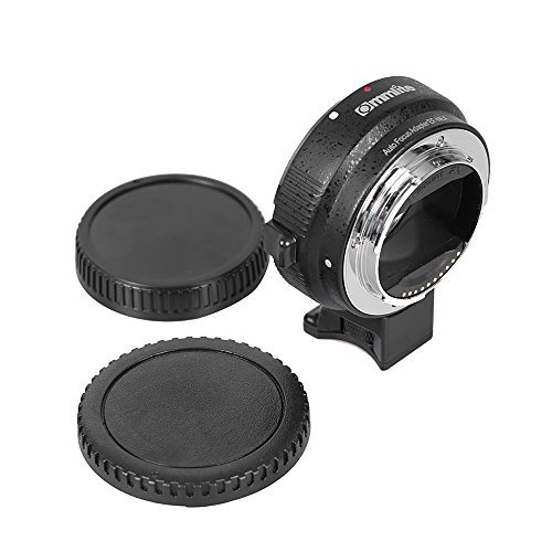 UPC 701851261816, Commlite Auto-focus Mount Adapter EF-NEX for Canon EF/EF-S Lens to Sony NEX with IS Exact Exposure