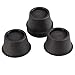 Fadyshow Bed Risers Furniture Risers Black Round Furniture Lifts 2 inches Pack of 4Pcs