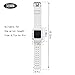 Apple Watch Band with Case 38mm, MAIRUI iWatch Sports Band Rugged Protective Case Shockproof Strap Replacement Wristband for Apple Watch iWatch Series 3/2/1, Nike+/Sport/Edition(White)
