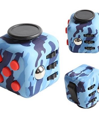 Gogopa Fidget Cube Toy for Relieves Stress & Anxiety (Blue, standard)