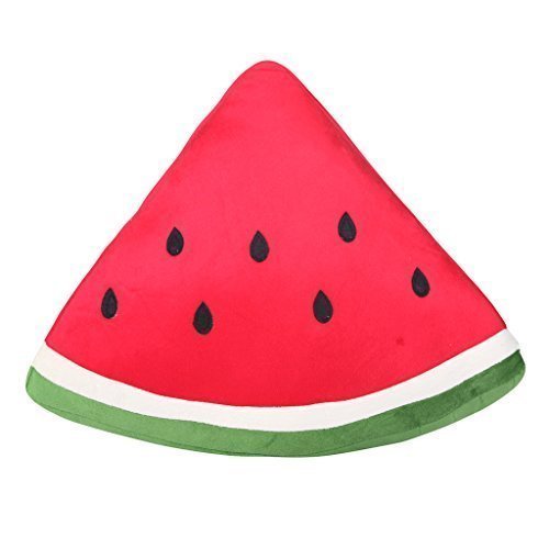 Kaylee & Ryan 19.7" Cute Triangular Watermelon Pillow For Kid