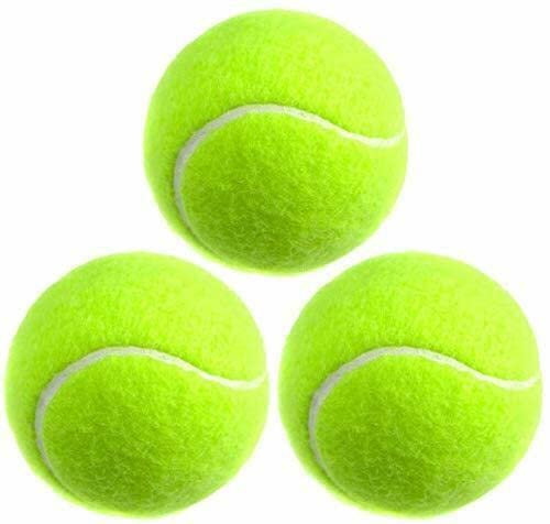 Tennis Balls Pack of 3 Ideal for Beginners, Sports Practice, Dog Training, Pet Play Toy, Throwing Machine, All Court Types - Durable and Sturdy | by POUNDXPENCE Co®