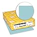 Neenah Wausau Papers Index Card Stock, 8-1/2 X 11, 90-Lb., Pastel Blue, 250 Sheets/Pack (WAU49121)