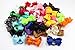 JOYOYO 40Pcs Boutique Grosgrain Ribbon Hair Bows Pigtail Holders Elastic Ties Hair Bands For Girls Schoolgirls Teens Gifts In Pairs