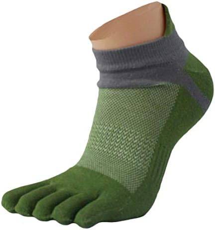 Men's Mesh Sports Running Five Finger Toe Socks 1 Pair