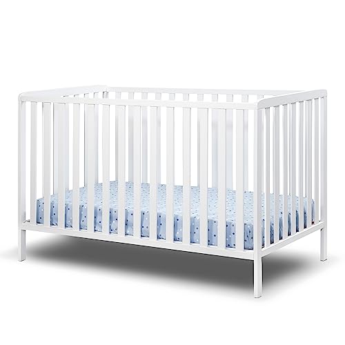 Sorelle Furniture Adrian Crib Modern 3-in-1 Convertible Crib, Made of Sustainab…