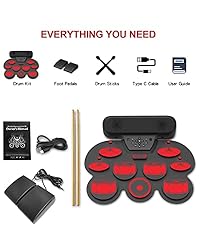 Electronic Drum Set Potable Drum Set Volume Control