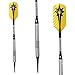 WINMAX 80% 90% Tungsten Darts Soft Tip Darts Set -16/18 Grams with Storage Case Slim Design Aluminum Shaft Extra 3pcs Nylon Shafts (3 Pack)