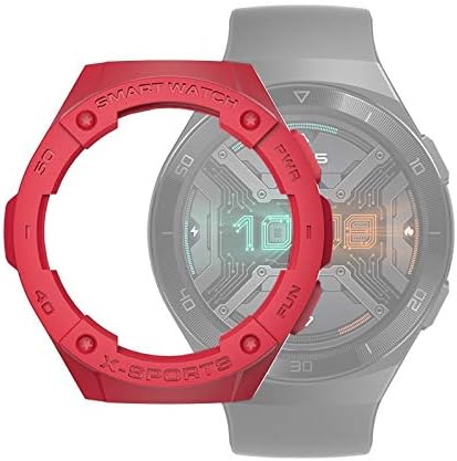 LUNCA for Huawei Watch GT2e Smart Watch TPU Protective Case Color Red  Durable Basic Cases - Indress