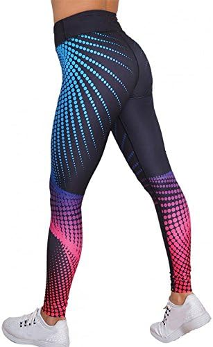 Hunzed Women【Polka Dot Leggings】 Women’s Soft Stretch Leggings Regular/High Yoga Pants