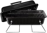 George Foreman Portable Charcoal BBQ, Lightweight, Foldable Legs, Black view 12