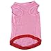HP95(TM) New Summer Cute Small Pet Dog Puppy Cat Clothes Watermelon Printed Pink Vest (S)