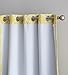 HLC.ME Lattice Print Thermal Insulated Blackout Curtains for Living Room - Bright Yellow - 52