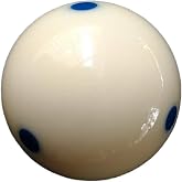 Grizzly Billiards Pro Cup Style Blue Measle Cue Ball Billiards Pool