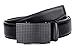 Tonly Monders Men's Dress Leather Belt Automatic Ratchet Buckle, Black, 35mm Wide 110cm 28 30 32 34 36 Inch Waist