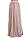 Kissky Women's Plain Formal Pleated Maxi Skirt
