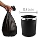 Lispower Durable Office Garbage Bags Home Trash Bags 4 Gallons 90 Counts(90 count- Black)