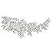EVER FAITH Wedding Hair Accessories Austrian Crystal Zircon Hair Piece Flower Leaf Cluster Bridal Side Comb for Bride, Bridesmaids