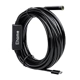 Ehome 7MM 2M Android Endoscope Borescope OTG Micro USB Inspection Camera Waterproof Endoscope Snake Camera with 6LED and USB Adapter for Android Device with OTG Function