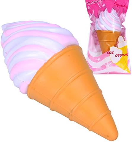 Slow Rising SCENTED Ice Cream Cone Squishy -Pink