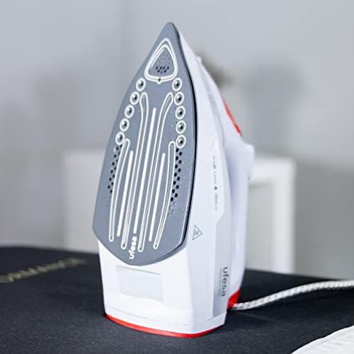 Steam Tech 2800 Bügeleisen Dampf 2800 W, Dampfleistung 0 – 30 g/min, Pressfunktion 180 g, Keramiksohle, Dampf oder Trocken, 3-faches Anti-Kalk-System, Anti-Tropfen, Amazon-Exklusiv