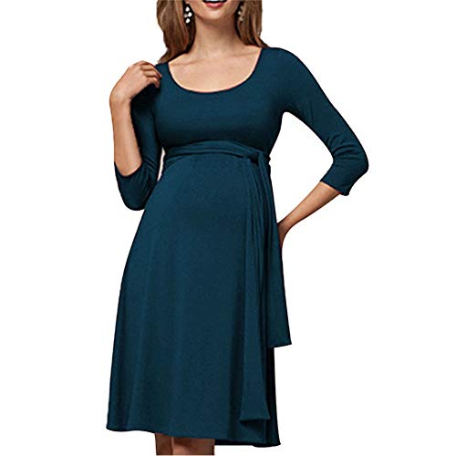 Koerim Womens Maternity Wrap O Neck Breastfeeding Dress 3 4 | Desertcart  Bahamas