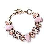 Imitation Pearl Crystal Bracelet Resin Flower Bracelet Diamond Personality Jewelry for Women Gilrs