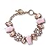 Imitation Pearl and Crystal Bracelet Resin Flower Bracelet Diamond Personality Jewelry for Women Gilrs