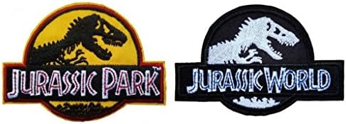 Jurassic Park Logo Embroidered Patch Gift Sets