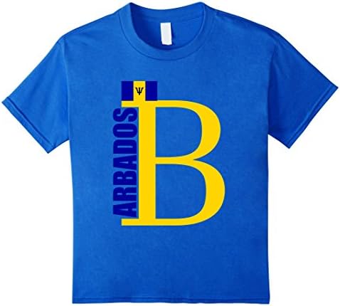 Kids Storecastle: Barbadian Pride Gift Flag Bardos T-Shirt 12 Royal Blue
