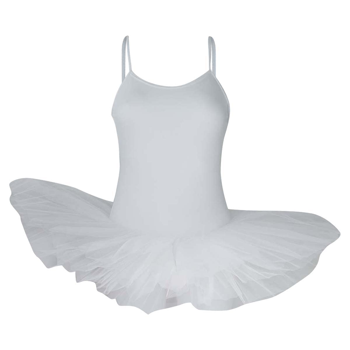 Intermezzo Damen Ballett Bodysuit Tutu 3152 Loverstraptu – Colour: White (001) – Size: M