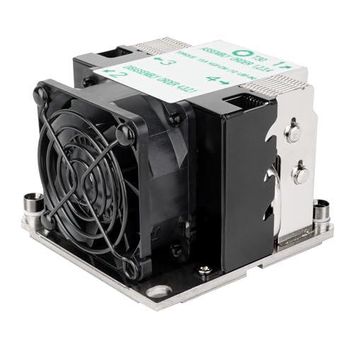 SilverStone Technology XE02-3647SB 2U Small Form Factor Server/Workstation CPU Cooler for Intel LGA 3647 Square sockets, XE02-3647SB