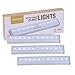 Sunnest 3 Pack Motion Sensor Closet Lights, Wireless LED Under Cabinet Lights, Stick-on Anywhere Battery Operated 10-LED Night Light Bar for Closet, Cabinet, Wardrobe, Stairs