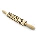 Engraved PAISLEY pattern Embossing Rolling Pin for cookies