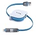 Acatim Lightning Duo 2-in-1 and Charge Cable with Lightning & microUSB connectors for Apple iPhone 6 6Plus, iPad Air mini, Samsung S4 5 6& more