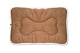 Best Pet Supplies Machine Washable Dog Crate Mat – Double-Sided Kennel Pad-Light Brown Suede, X-Large