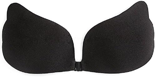 The StickieBra Company Women's StickieBra's Backless Strapless Invisible Wing Bra C Cup Black