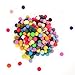 Glaciart One 240pc 2cm Felt Pom Poms, 40 Colors, Wool