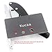 Kucaa Hand-held 1/8 inch 3mm Round Metal Silver Heavy Duty Single Circle Hole Punch for ID Cards PVC Cards Badge Photos