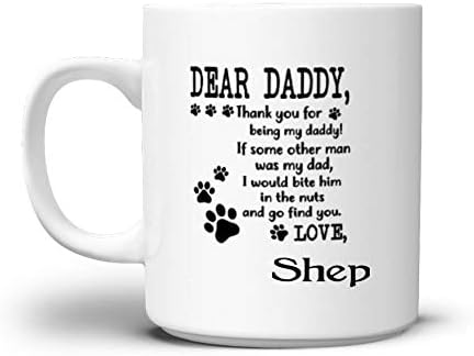dear daddy dog mug