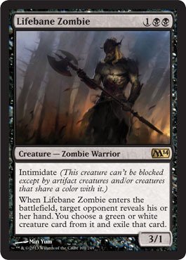 Magic: the Gathering - Lifebane Zombie (101/249) - Magic 2014