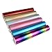 Holographic Faux Leather Fabric Sheets Craft Leather for DIY Hair Bows Headband Earrings A4 Size, 6 Colors