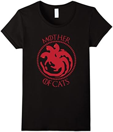 Womens Mother Of Cats T-Shirt XL Black