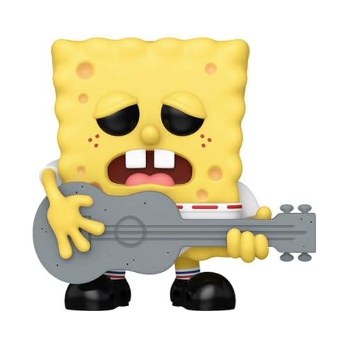 Pop! TV: SBS 25th - Spongebob Squarepants - SB with Guitar - Figura de Vinilo Coleccionable - Idea de Regalo- Mercancia Oficial - Juguetes para Niños y Adultos - TV Fans
