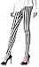 Women's Geometrical Pattren Digital Striped Print Shaping Leggings pants