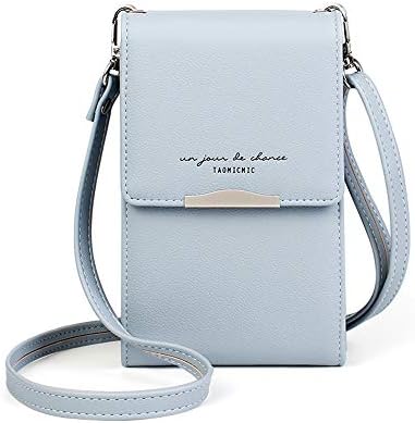 small bag Women Wallet Cross-body Bag Leather Purse Coin Cell Phone Mini Pouch Card Holder Shoulder Wallet Bag Adjustable Strap Credit Card Hold Cellphone/Smartphone 3.5-6.5 inch