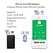 Laiford Dual SIM Card Adapter for iPhone X 8 7 6 S Plus iPad iPod iTouch,Wireless Bluetooth,Stainless Metal Frame,Phone Call SMS Remote Control Camera Longtime Standby Factory Direct Price (Black)