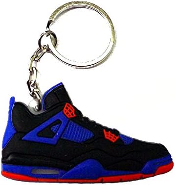 Air Jordan 4/IV Cavs Orange Sneakers Shoes 2D Keychain Keyring