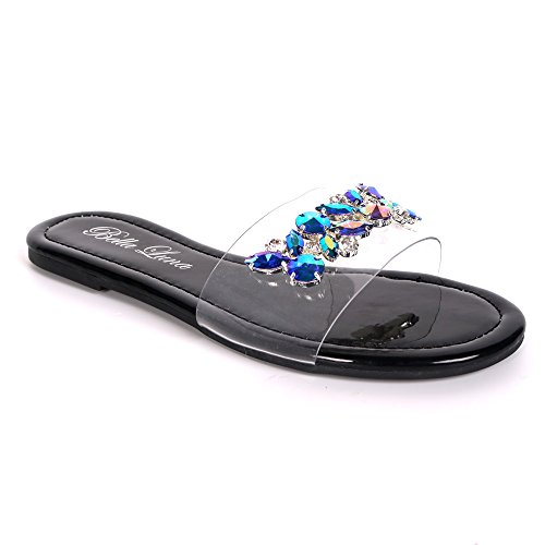 clear slides with jewels